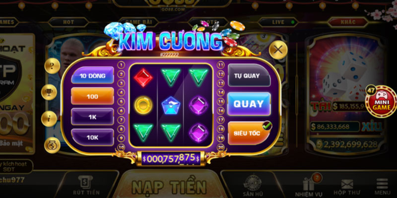 Giới thiệu siêu phẩm mini game kim cương